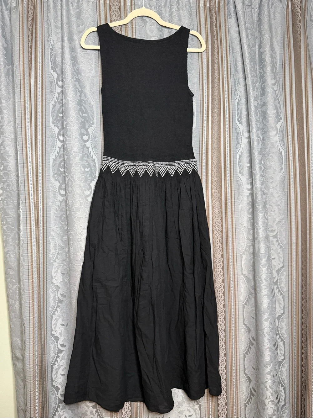 Polo Ralph Lauren Embroidered Cotton Voile Midi Dress